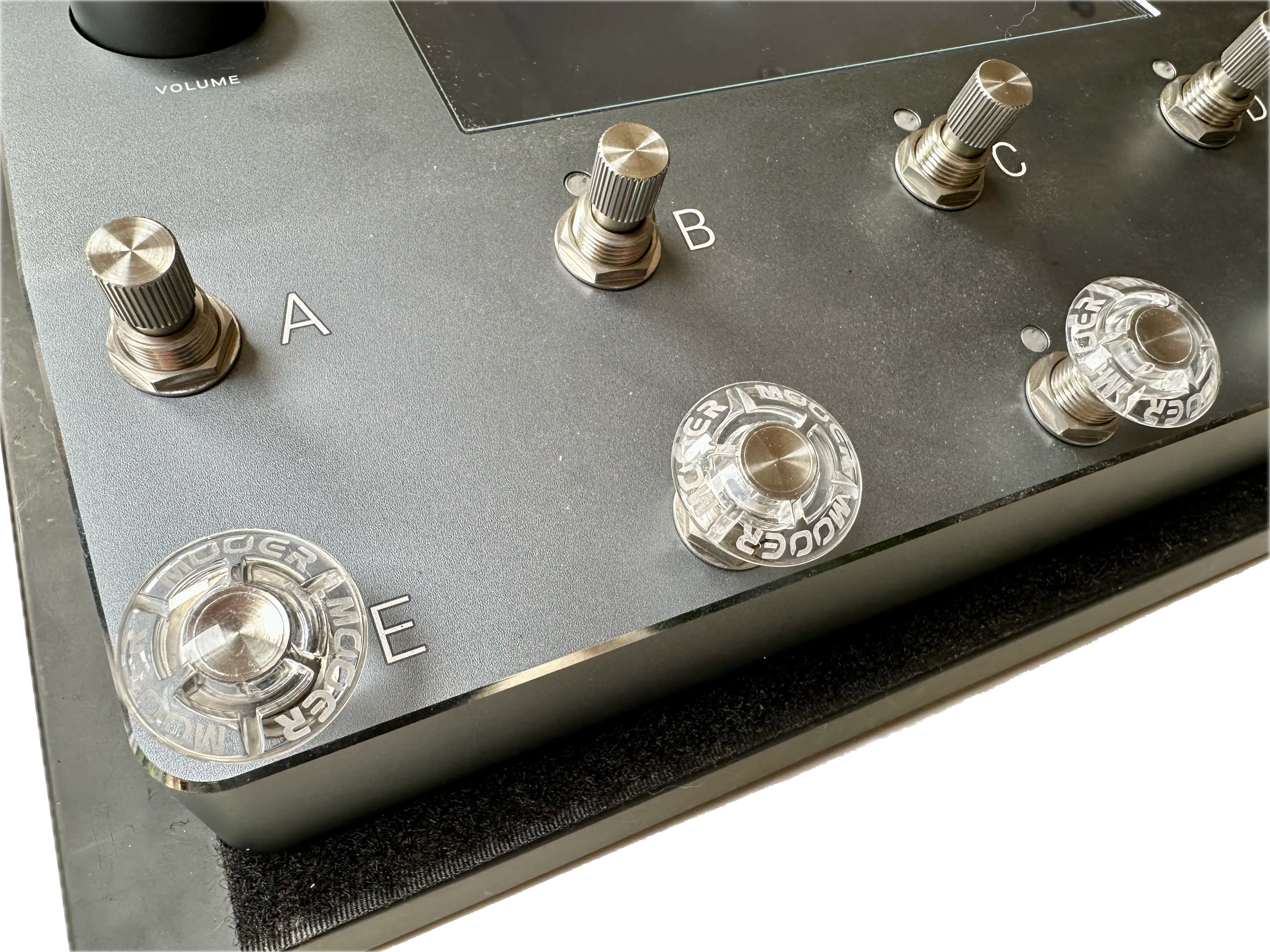 Neural DSP Quad Cortex with Mooer switch toppers