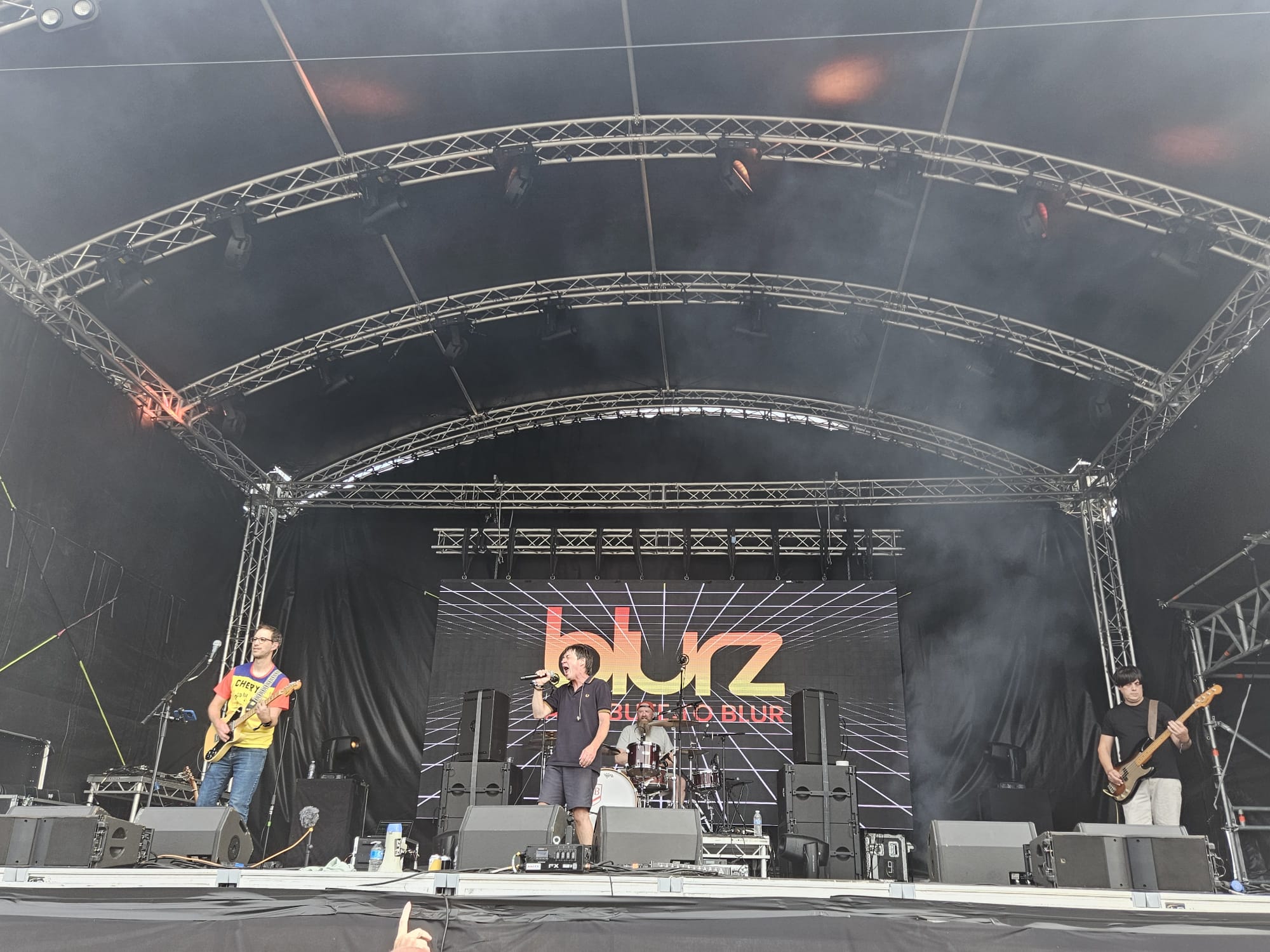 Blurz on stage